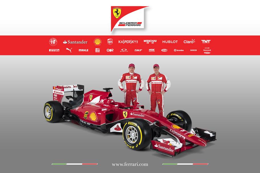 Raikkonen e Vettel. Colombo